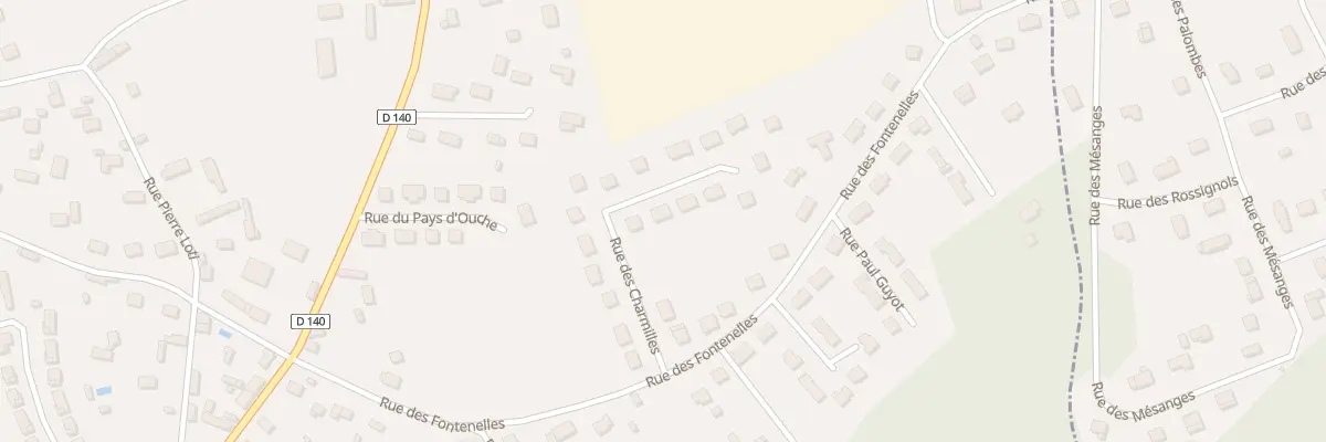 Plan du 8 Rue des Charmilles à Conches-en-Ouche
