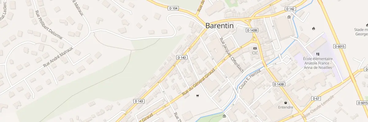 Plan du 26 Rue des Martyrs de la Resistan à Barentin