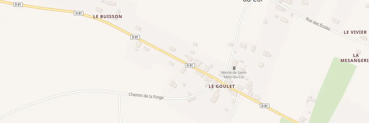 Plan du 6 Rue du Goulet à Saint-Marc-du-Cor