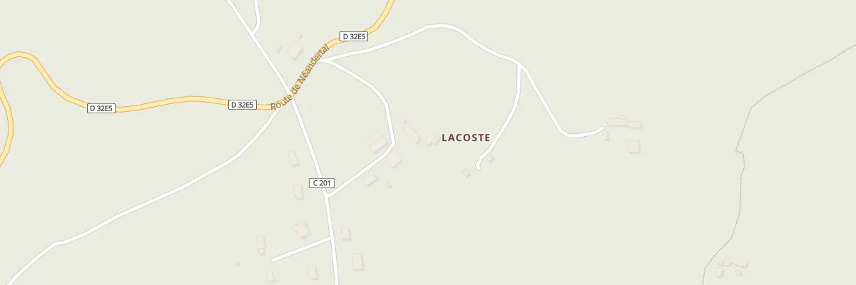 Plan du 617 Lacoste à Savignac-de-Miremont