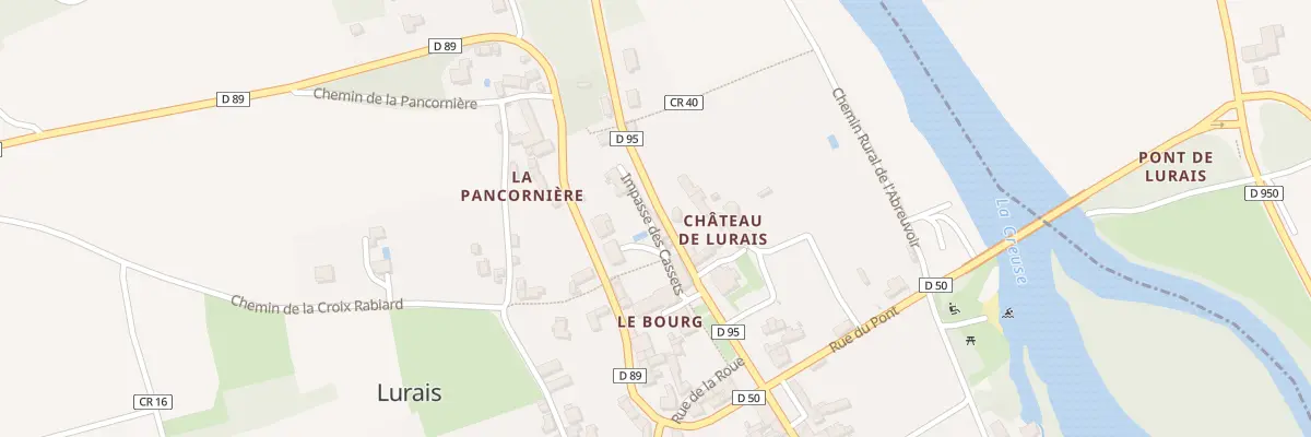 Plan du 3 Rue du Château à Lurais