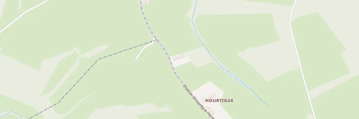 Plan du 539 Chem d’Hourtigue Peyrailleau à His