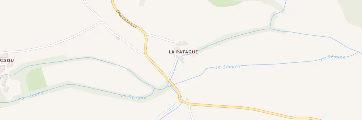 Plan du 5001 La Patague à Lacour