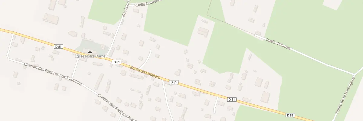 Plan du 27 Rte de Louviers à Fouqueville