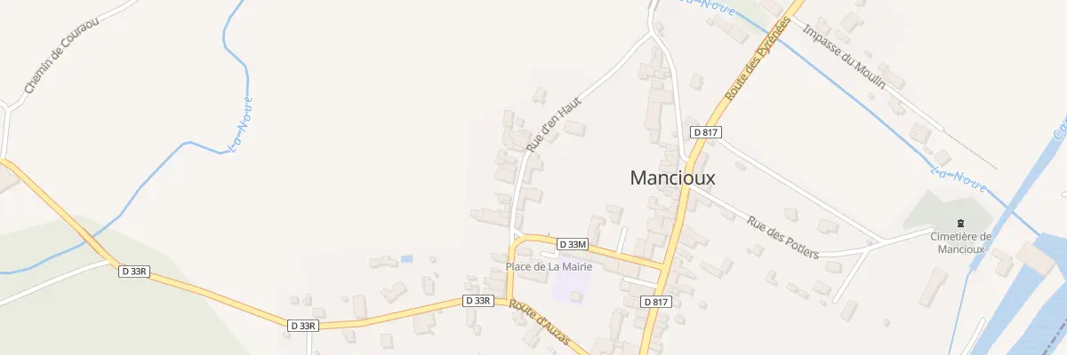 Plan du 118 Le Village à Mancioux