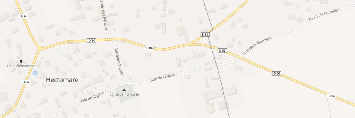 Plan du 5001 Rue de l’Eglise à Hectomare