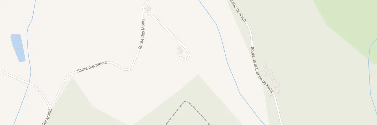 Plan du 885 Rte des Monts à Anthé