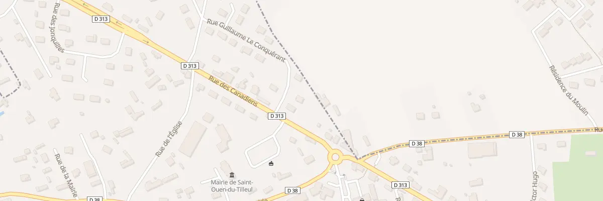 Plan du 34A Rue des Canadiens à Saint-Ouen-du-Tilleul