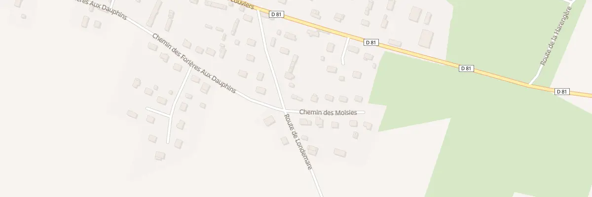 Plan du 7 Rte de Londemare à Fouqueville