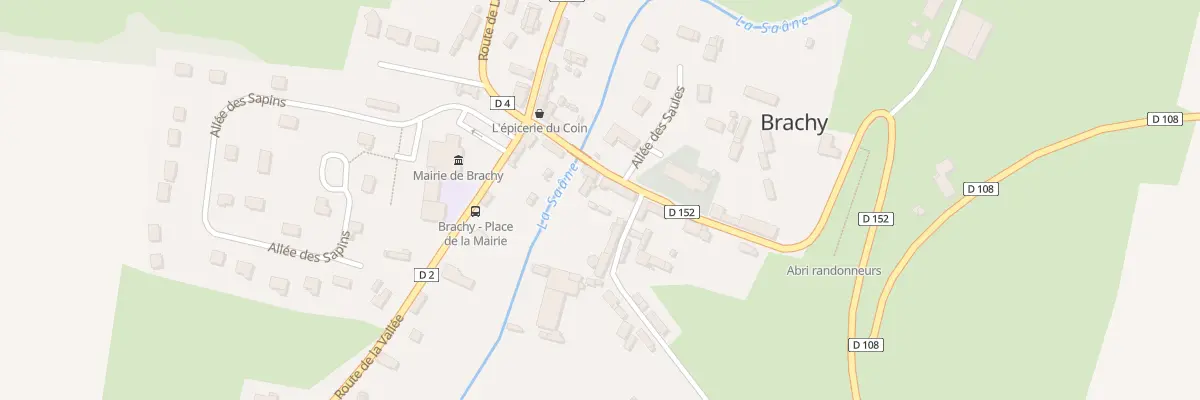 Plan du 6 Rte de Bacqueville à Brachy