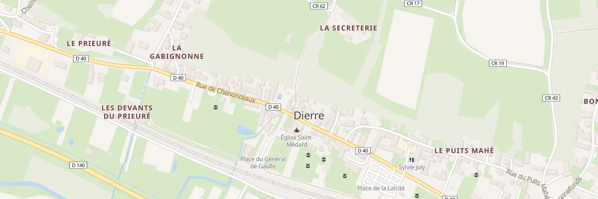 Plan du 66B Rue de Chenonceaux à Dierre