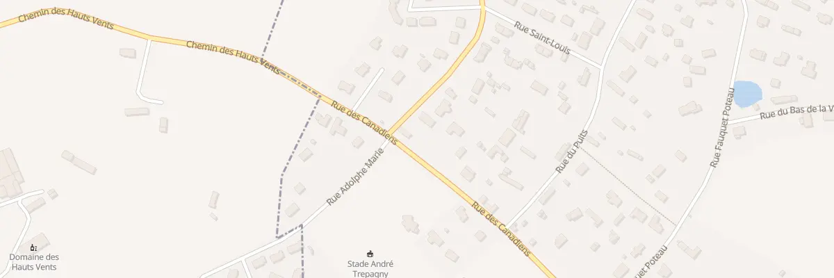 Plan du 111 Rue des Canadiens à La Londe