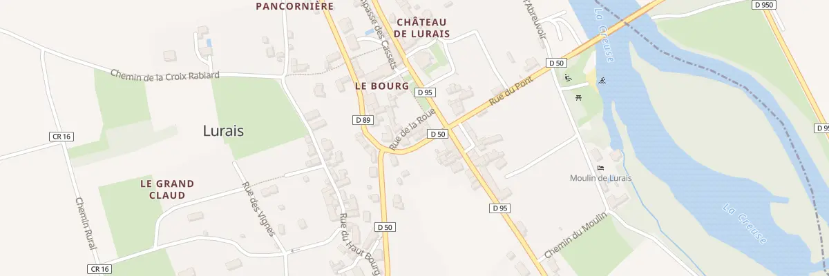 Plan du 2 Rue des Roches à Lurais