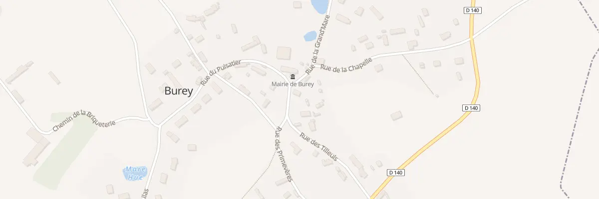 Plan du 3 Rue des Tilleuls à Burey