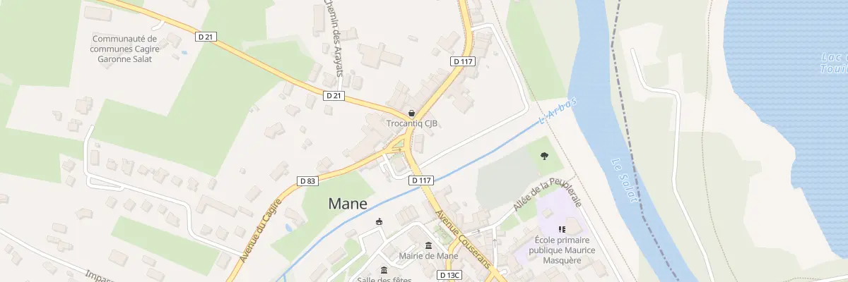 Plan du 4 Av Tolosane à Mane