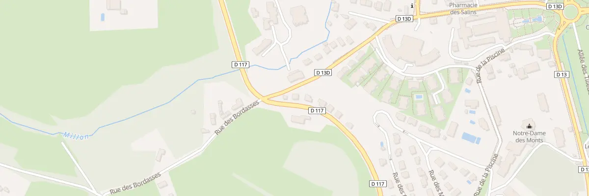 Plan du 1 Av du Couserans à Salies-du-Salat