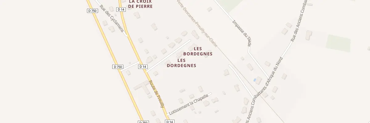 Plan du 14 Lot des Dordegnes à Tournon-Saint-Pierre