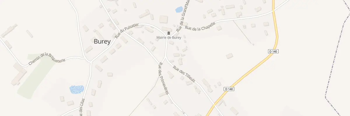 Plan du 3B Rue des Tilleuls à Burey