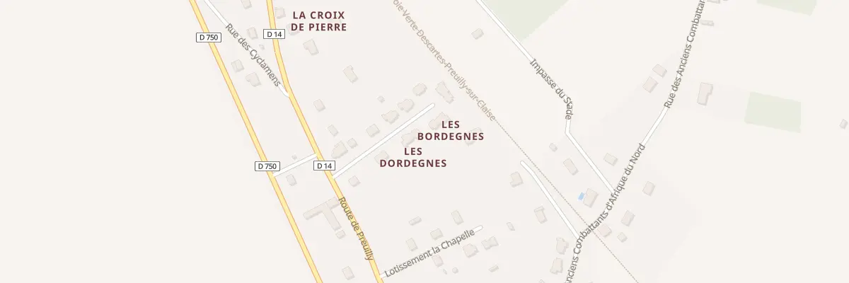 Plan du 13 Lot des Dordegnes à Tournon-Saint-Pierre