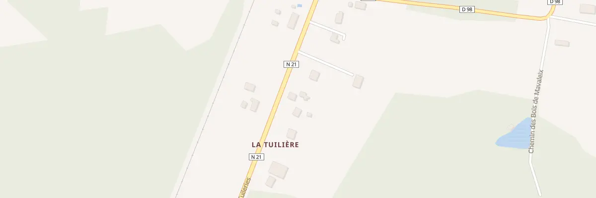 Plan du 141 Mavaleix Est à Chalais