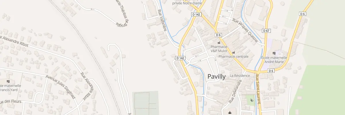 Plan du 30 Rue Valbrière à Pavilly