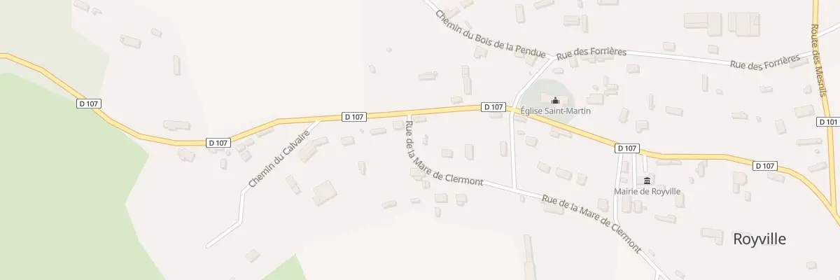 Plan du 5061 Rue de l’Anc. Mare de Clermont à Royville