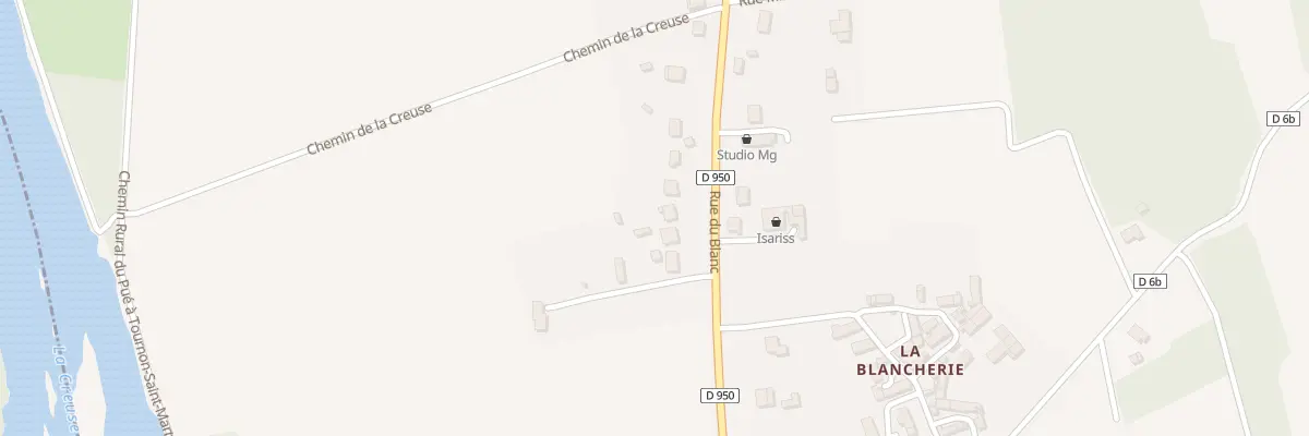 Plan du 62 Rte du Blanc à Tournon-Saint-Martin