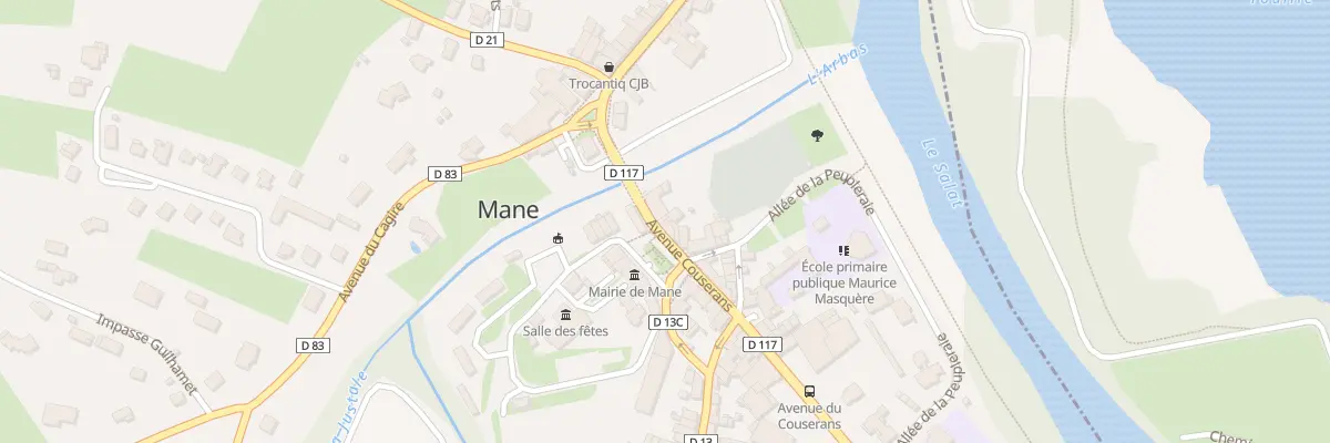 Plan du 5 Av Couserans à Mane