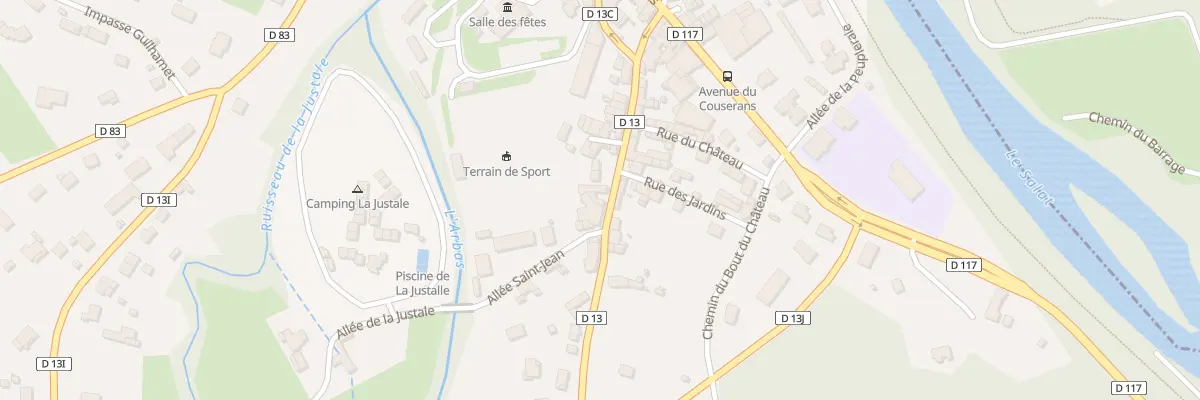 Plan du 20 Rue de Paloumère à Mane