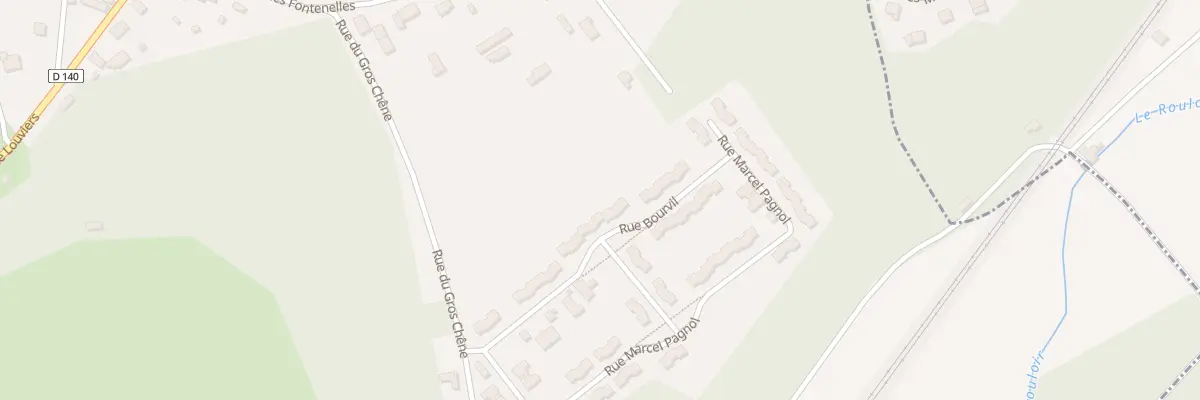 Plan du 21 Rue Andre Bourvil à Conches-en-Ouche