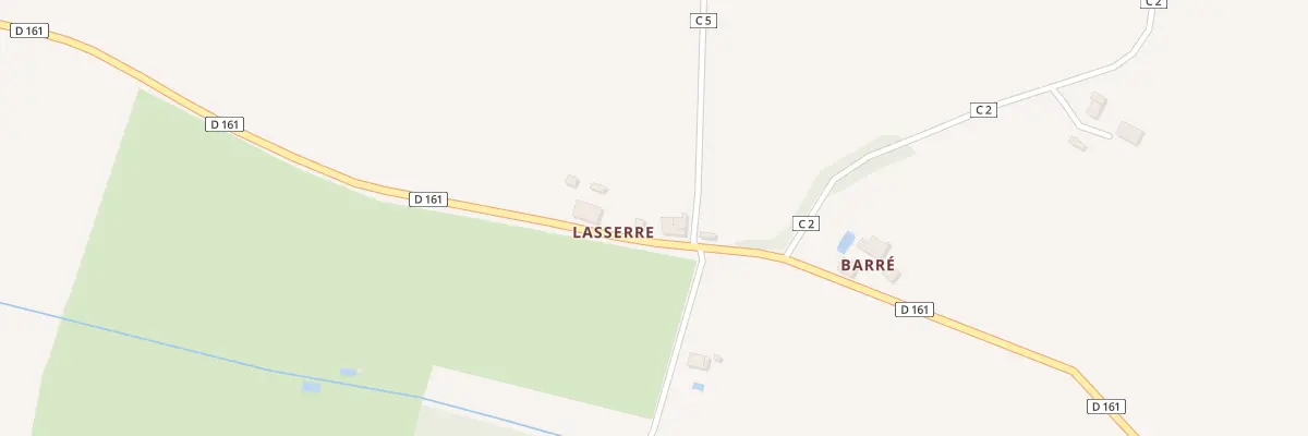 Plan du 5014 A Lasserre à Saint-Germier