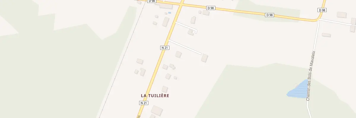 Plan du 129 Rte des Tuileries à Chalais