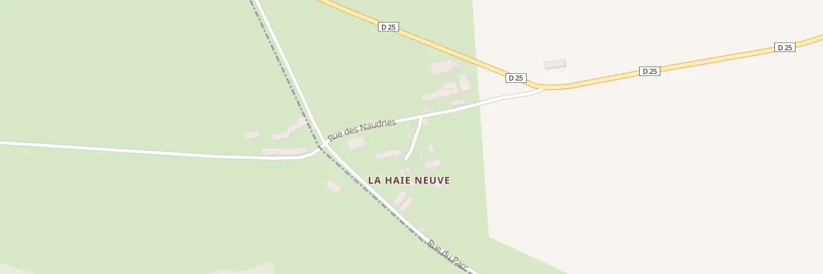 Plan du 2 Rue des Naudries à Vaupillon