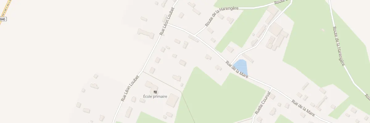 Plan du 4B Rue de la Mare à Fouqueville