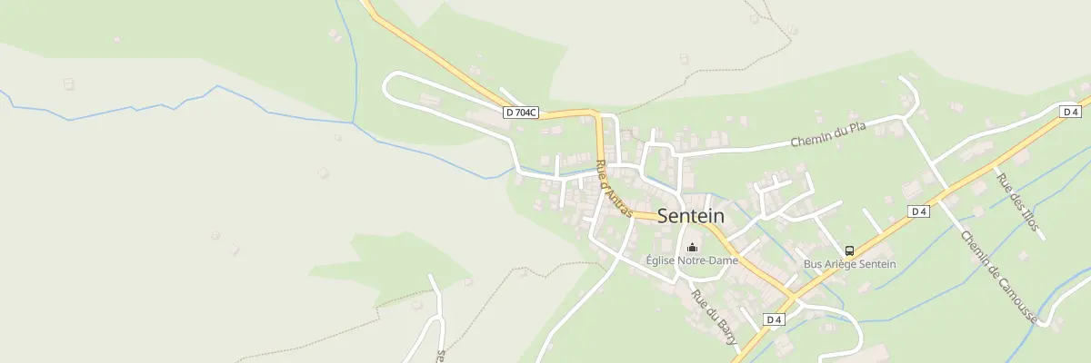Plan du 117A Le Village à Sentein