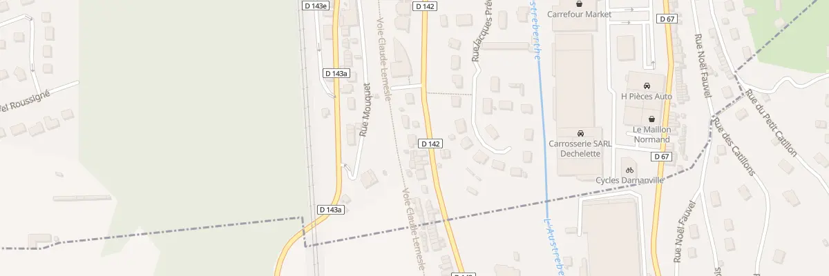 Plan du 28 Rue des Frères Martin à Pavilly