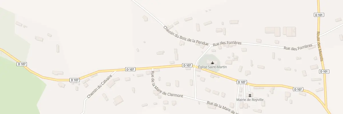 Plan du 22 Rue du Chasse Maree à Royville