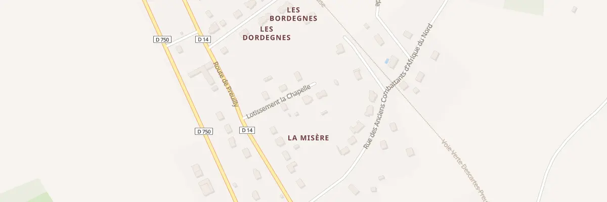 Plan du 6 Lot de la Chapelle à Tournon-Saint-Pierre