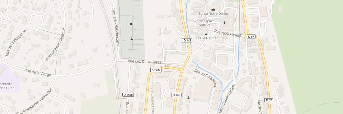 Plan du 10 Rue des Deux Gares à Pavilly