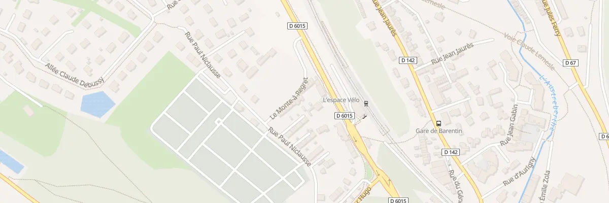 Plan du 96 Rue Albert Glatigny à Barentin