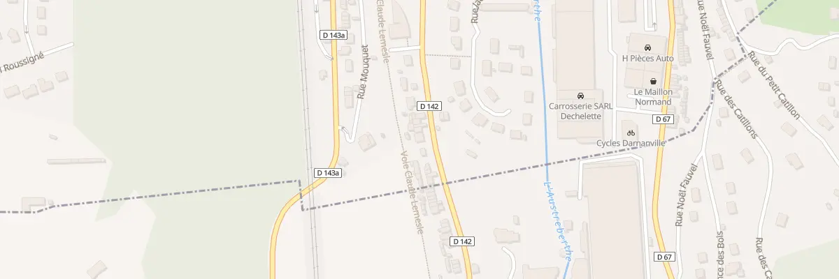 Plan du 38 Rue des Frères Martin à Pavilly