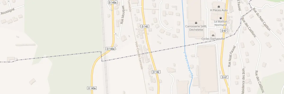 Plan du 44 Rue des Frères Martin à Pavilly