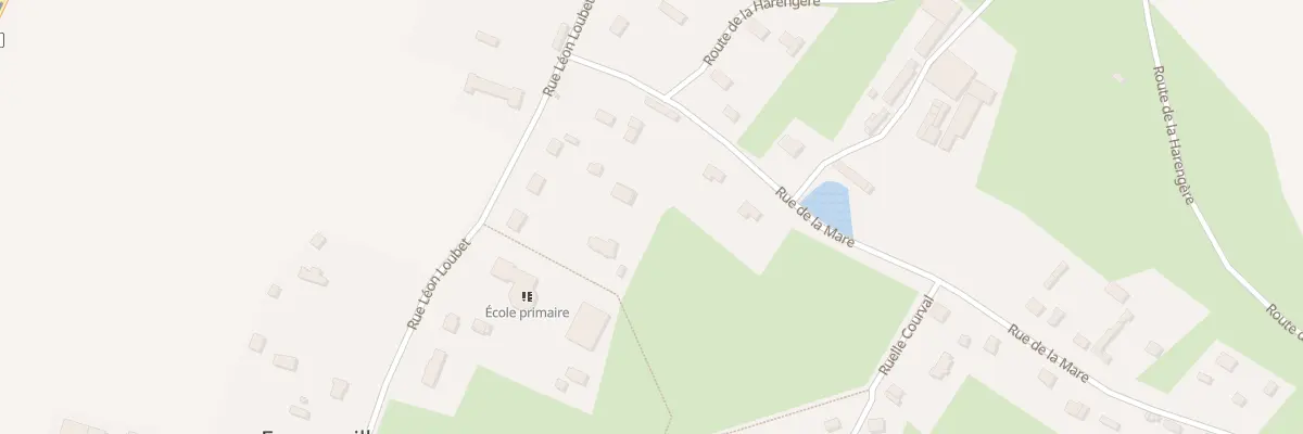 Plan du 4T Rue de la Mare à Fouqueville
