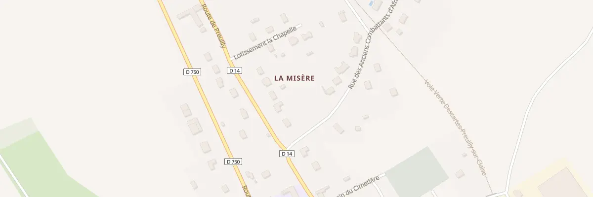 Plan du 28 Rte de Preuilly à Tournon-Saint-Pierre