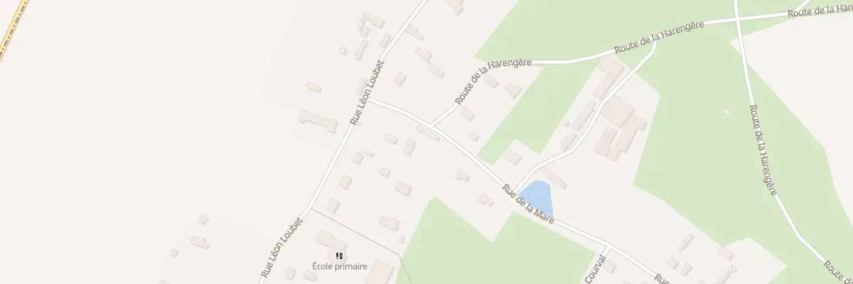 Plan du 4 Rue de la Mare à Fouqueville