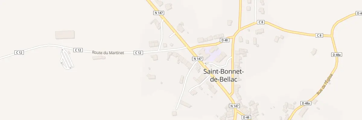 Plan du 5067 Le Bourg à Saint-Bonnet-de-Bellac