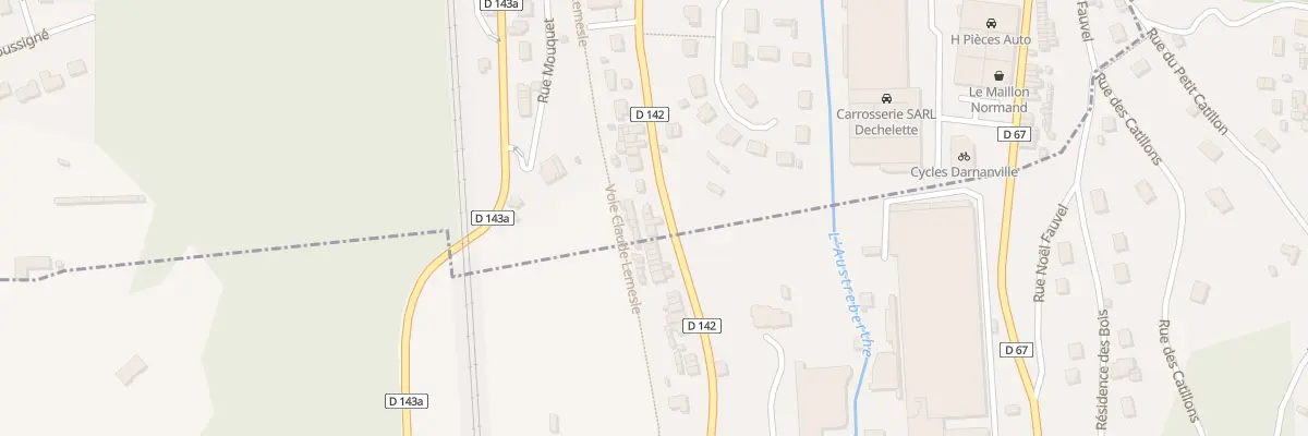 Plan du 48 Rue des Frères Martin à Pavilly