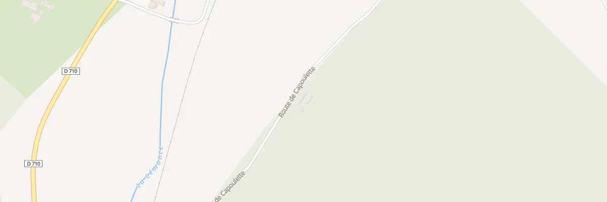 Plan du 544 Rte de Capoulette à Cuzorn
