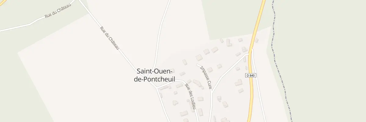 Plan du 2 Imp du Curé à Saint-Ouen-de-Pontcheuil