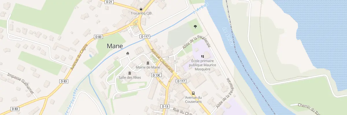 Plan du 9 Rue des Ecoles à Mane